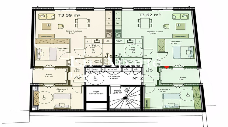Ma-Cabane - Vente Appartement GRANVILLE, 59 m²