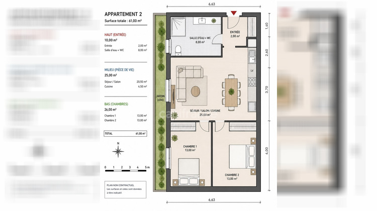 Ma-Cabane - Vente Appartement GRANVILLE, 61 m²