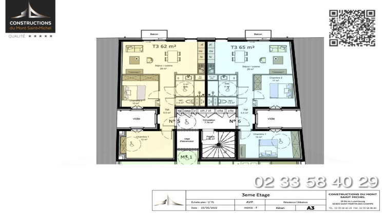 Ma-Cabane - Vente Appartement GRANVILLE, 59 m²