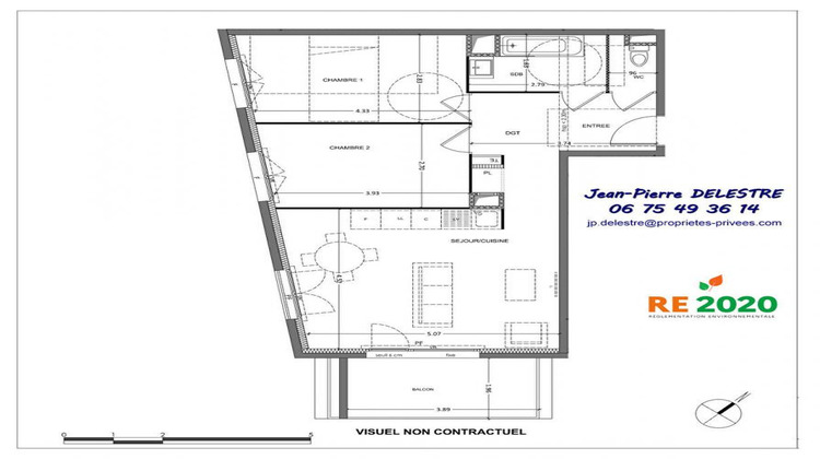 Ma-Cabane - Vente Appartement GRENOBLE, 64 m²