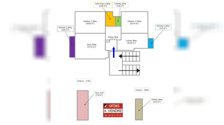 Ma-Cabane - Vente Appartement GRENOBLE, 66 m²
