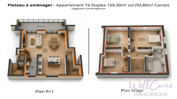 Ma-Cabane - Vente Appartement GRESY SUR AIX, 109 m²