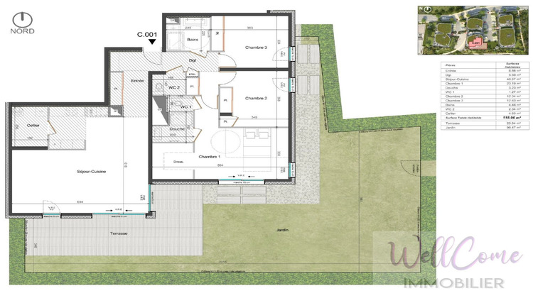 Ma-Cabane - Vente Appartement GRESY SUR AIX, 119 m²