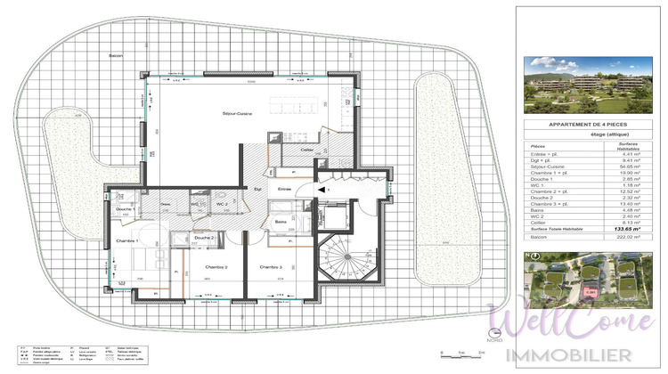 Ma-Cabane - Vente Appartement GRESY SUR AIX, 133 m²