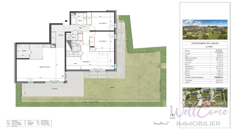 Ma-Cabane - Vente Appartement GRESY SUR AIX, 119 m²