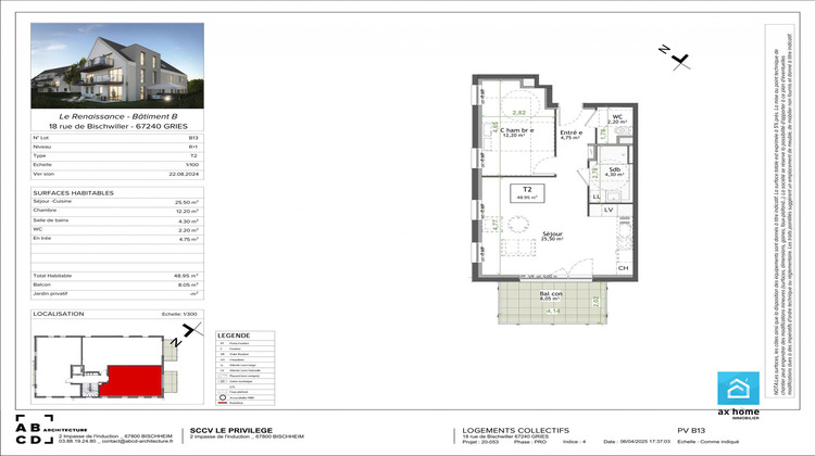 Ma-Cabane - Vente Appartement Gries, 86 m²