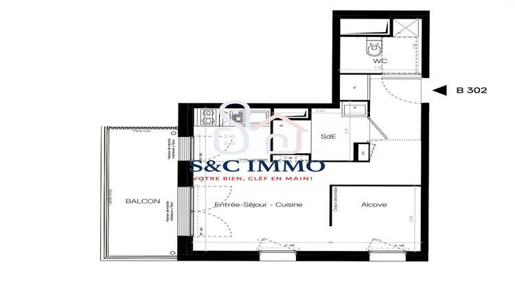 Ma-Cabane - Vente Appartement Grigny, 31 m²