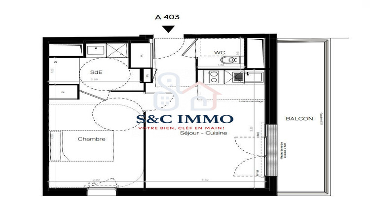 Ma-Cabane - Vente Appartement Grigny, 40 m²