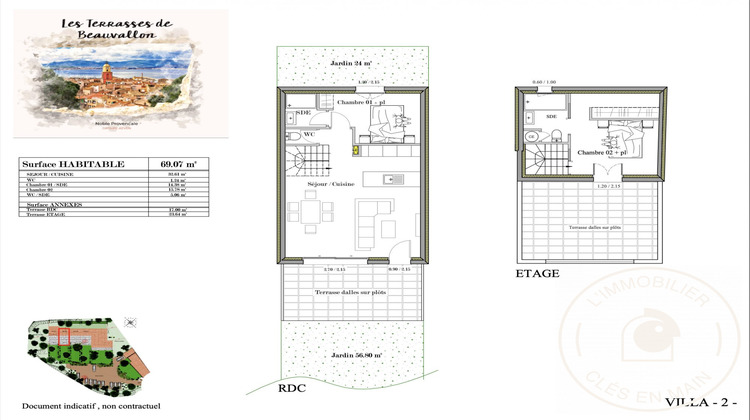 Ma-Cabane - Vente Appartement Grimaud, 69 m²