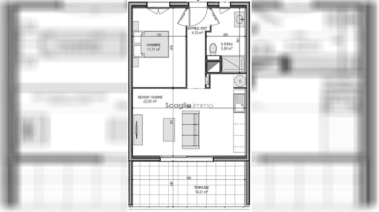 Ma-Cabane - Vente Appartement Grosseto-Prugna, 43 m²
