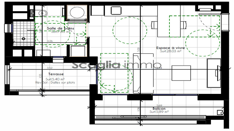 Ma-Cabane - Vente Appartement Grosseto-Prugna, 35 m²