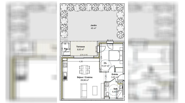 Ma-Cabane - Vente Appartement Guéreins, 50 m²