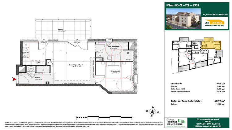 Ma-Cabane - Vente Appartement GUEUGNON, 48 m²