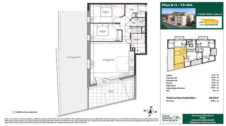 Ma-Cabane - Vente Appartement GUEUGNON, 68 m²