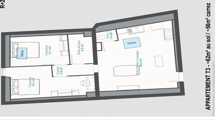 Ma-Cabane - Vente Appartement Guichen, 56 m²
