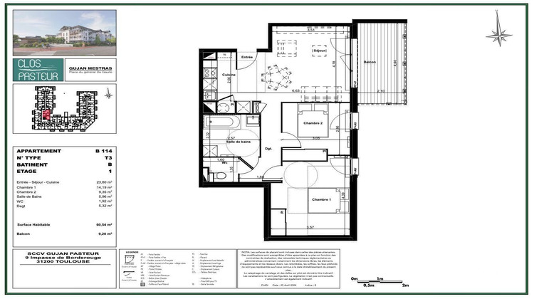 Ma-Cabane - Vente Appartement Gujan-Mestras, 61 m²