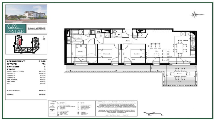 Ma-Cabane - Vente Appartement Gujan-Mestras, 85 m²