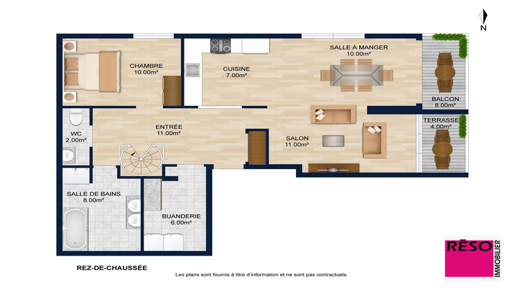 Ma-Cabane - Vente Appartement Habère-Poche, 64 m²