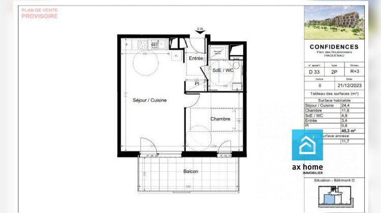 Ma-Cabane - Vente Appartement Haguenau, 45 m²