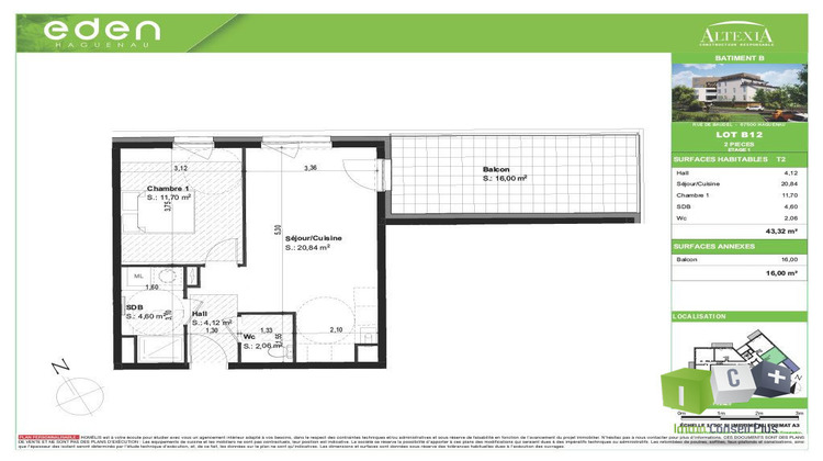 Ma-Cabane - Vente Appartement Haguenau, 43 m²