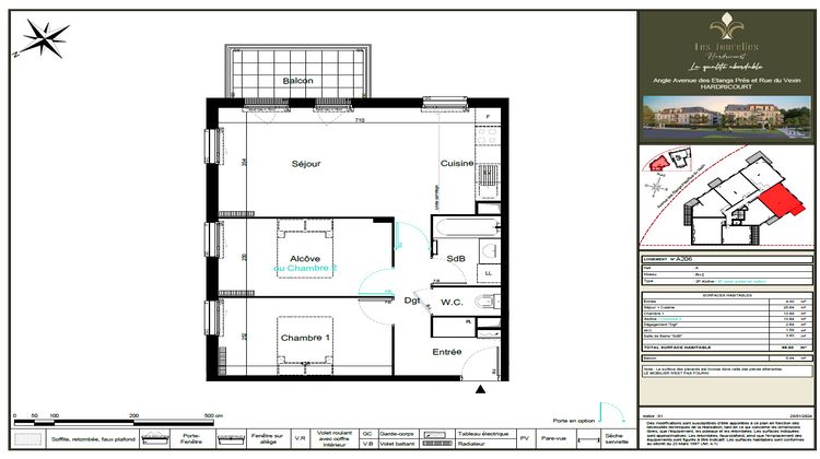 Ma-Cabane - Vente Appartement Hardricourt, 59 m²