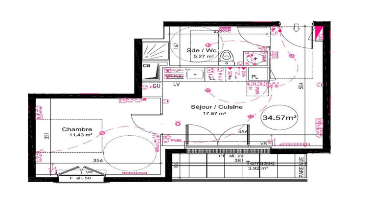 Ma-Cabane - Vente Appartement HARDRICOURT, 34 m²