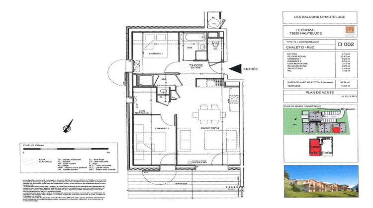 Ma-Cabane - Vente Appartement HAUTELUCE, 55 m²