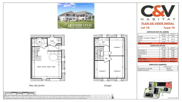 Ma-Cabane - Vente Appartement HAUTEVILLE-SUR-FIER, 80 m²