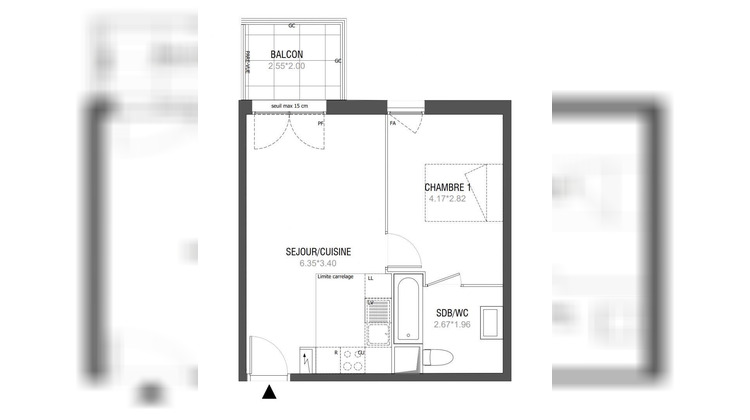 Ma-Cabane - Vente Appartement Hennebont, 38 m²