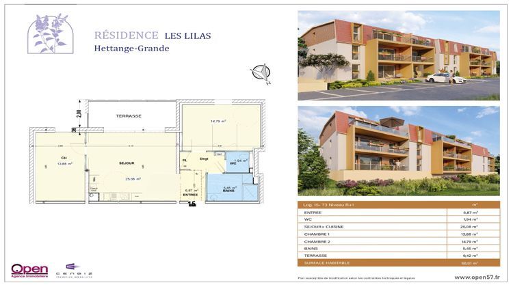 Ma-Cabane - Vente Appartement Hettange-Grande, 68 m²