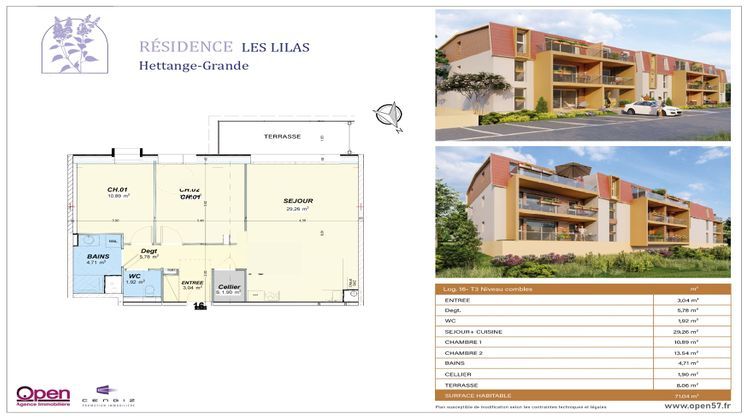 Ma-Cabane - Vente Appartement Hettange-Grande, 71 m²