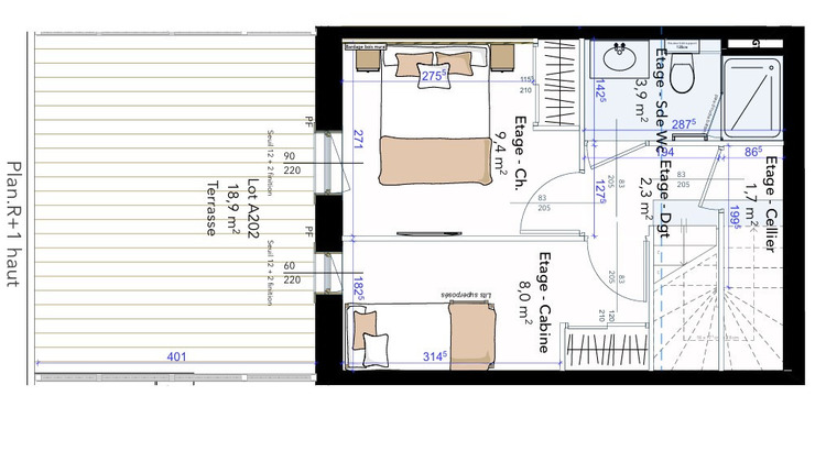 Ma-Cabane - Vente Appartement HUEZ, 56 m²