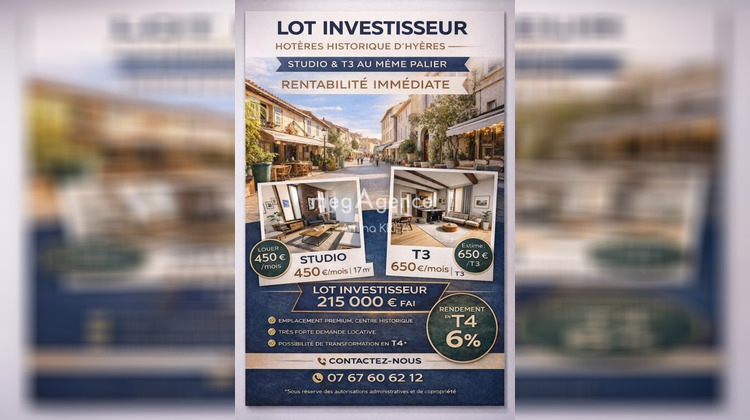 Ma-Cabane - Vente Appartement HYERES, 53 m²