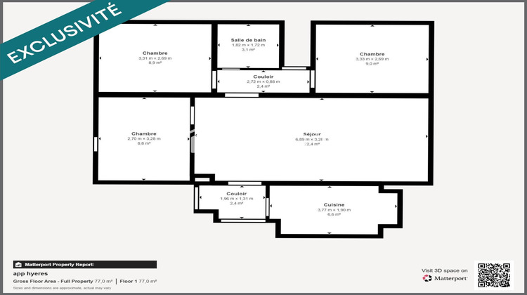 Ma-Cabane - Vente Appartement Hyeres, 65 m²