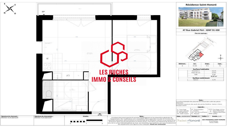 Ma-Cabane - Vente Appartement Igny, 41 m²