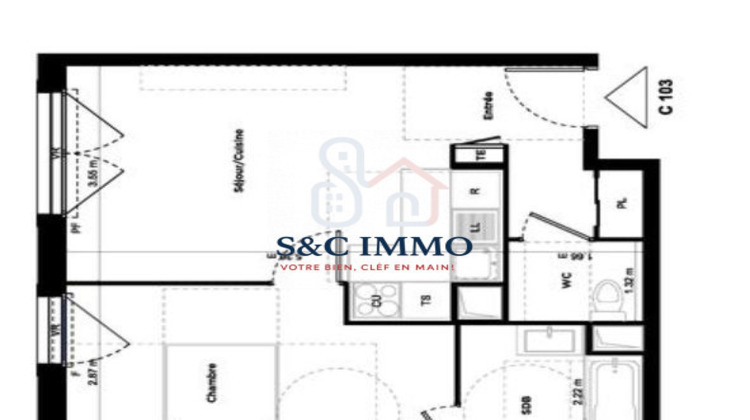 Ma-Cabane - Vente Appartement Igny, 42 m²