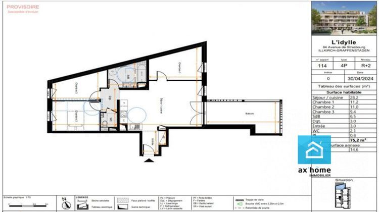 Ma-Cabane - Vente Appartement Illkirch-Graffenstaden, 75 m²