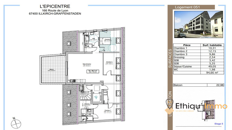 Ma-Cabane - Vente Appartement Illkirch-Graffenstaden, 94 m²