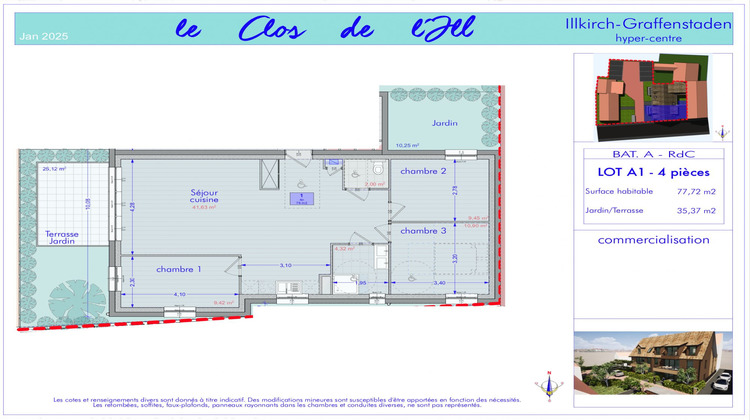 Ma-Cabane - Vente Appartement Illkirch-Graffenstaden, 77 m²