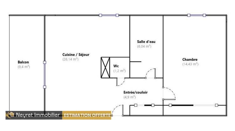 Ma-Cabane - Vente Appartement Irigny, 52 m²