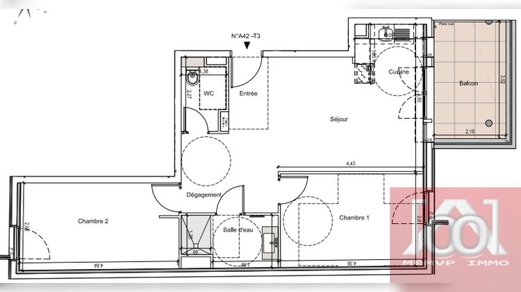 Ma-Cabane - Vente Appartement Issy-les-Moulineaux, 60 m²