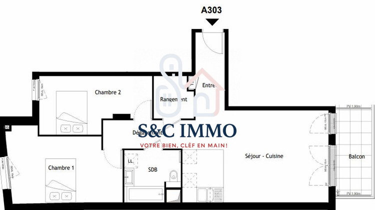 Ma-Cabane - Vente Appartement Issy-les-Moulineaux, 71 m²