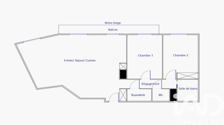 Ma-Cabane - Vente Appartement Issy-les-Moulineaux, 59 m²