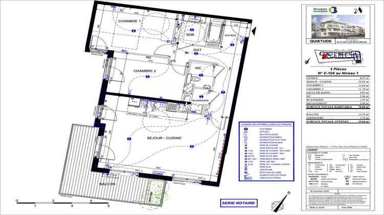 Ma-Cabane - Vente Appartement Issy-les-Moulineaux, 78 m²