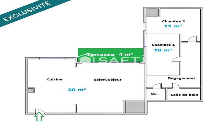 Ma-Cabane - Vente Appartement Issy-les-Moulineaux, 62 m²