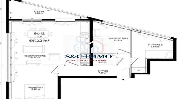 Ma-Cabane - Vente Appartement Ivry-sur-Seine (), 66 m²