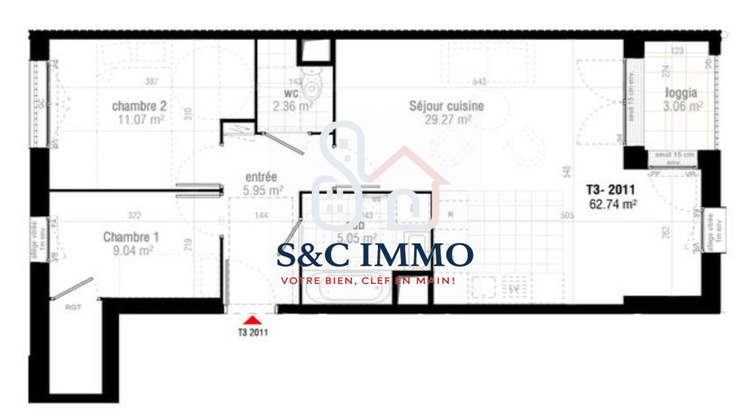 Ma-Cabane - Vente Appartement Ivry-sur-Seine (), 62 m²