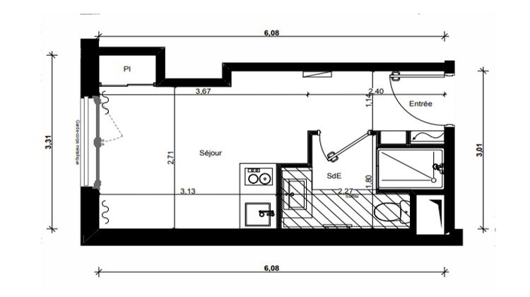 Ma-Cabane - Vente Appartement Ivry-sur-Seine, 17 m²