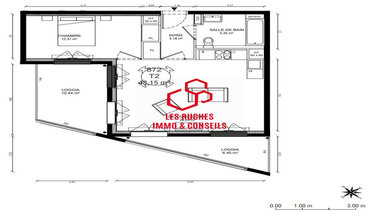 Ma-Cabane - Vente Appartement Ivry-sur-Seine, 48 m²