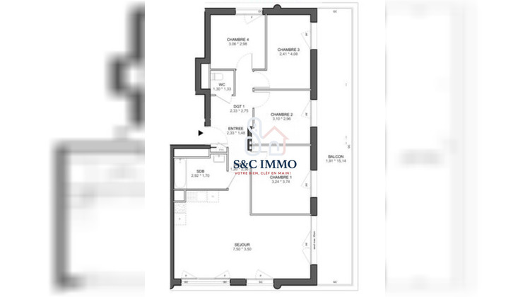 Ma-Cabane - Vente Appartement Ivry-sur-Seine, 89 m²